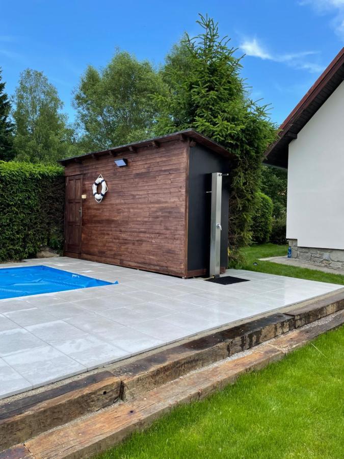 Holiday House Lipno-Slupecna 伏尔塔瓦河畔利普诺 外观 照片